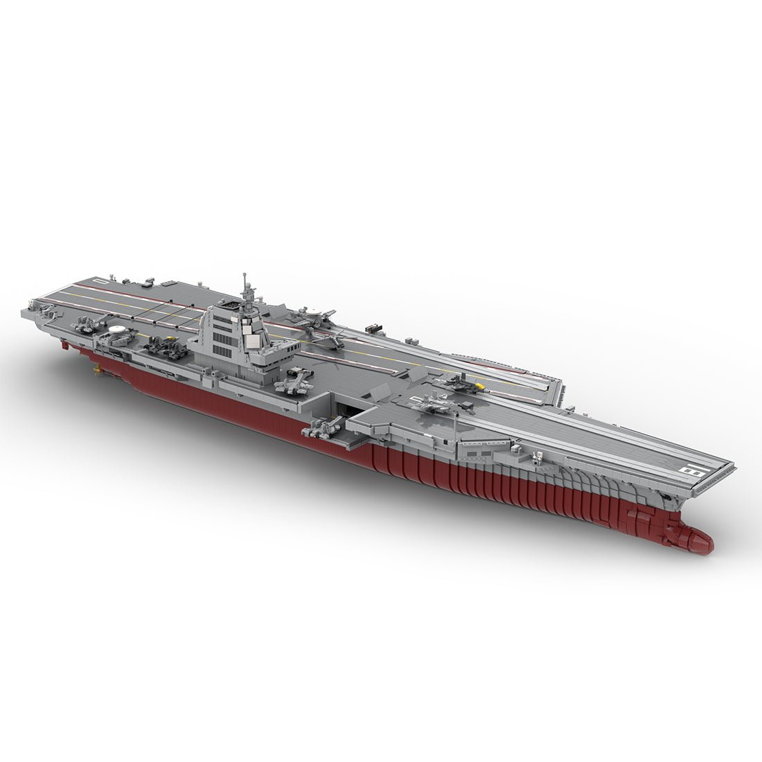 1:200 Chinese Navy CV - 18 Aircarrier Klemmbausteine - LesDiyLesDiy