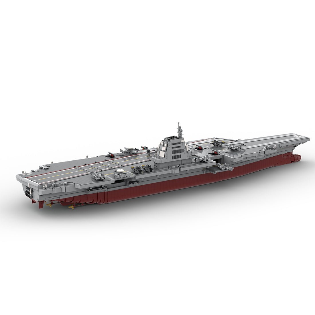 1:200 Chinese Navy CV - 18 Aircarrier Klemmbausteine - LesDiyLesDiy