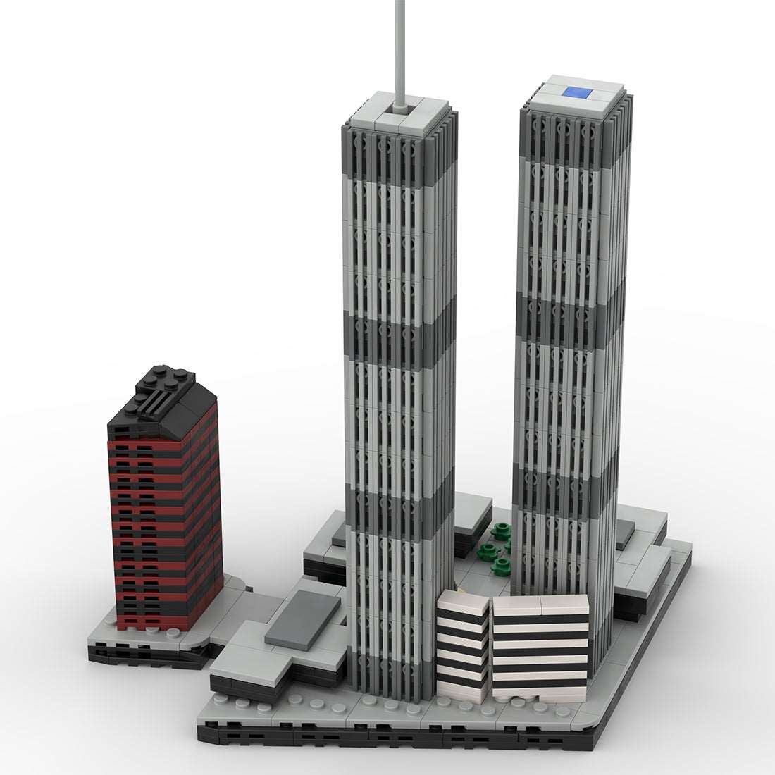 1/2000 World Trade Center (1973 - 2001) Klemmbausteine - LesDiyLesDiy