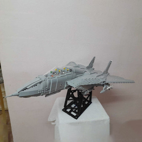 1/21 Scale F - 14 Tomcat Fighter Jet Military Klemmbausteine（dynamische Version） - LesDiyLesDiy