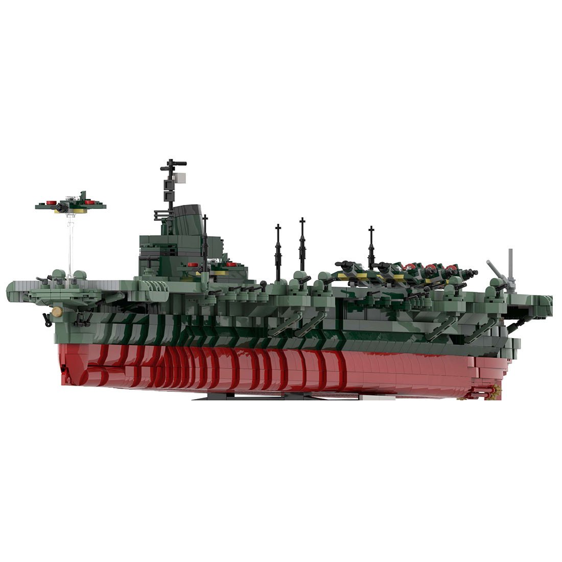 1/300 Scale Shinano Aircraft Carrier Military klemmbausteine - LesDiyLesDiy