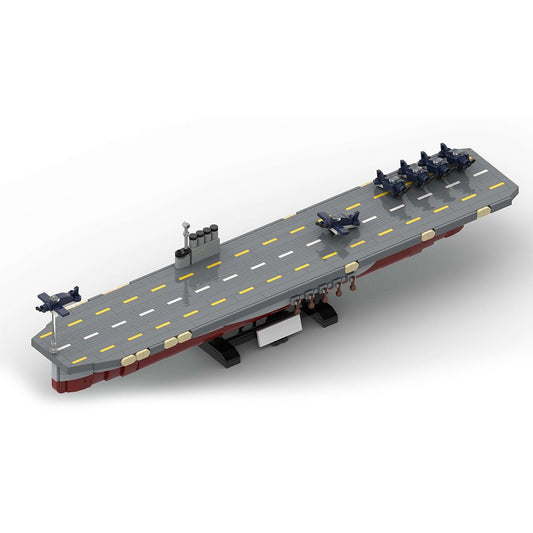 1/300 Scale U.S. XI - 64 Aircraft Carrier Module Military klemmbausteine - LesDiyLesDiy