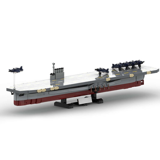 1/300 Scale U.S. XI - 64 Aircraft Carrier Module Military klemmbausteine - LesDiyLesDiy