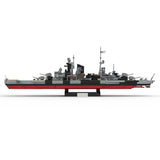 1/300 Scale WWII German Admiral Hipper Cruiser Klemmbausteine - LesDiyLesDiy