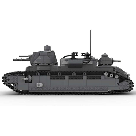 1/35 Char 2C Französischer schwerer Panzer Klemmbausteine - LesDiyLesDiy