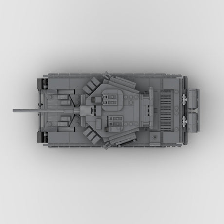 1/35 Scale Rusian T - 90 Tank Klemmbausteine - LesDiyLesDiy