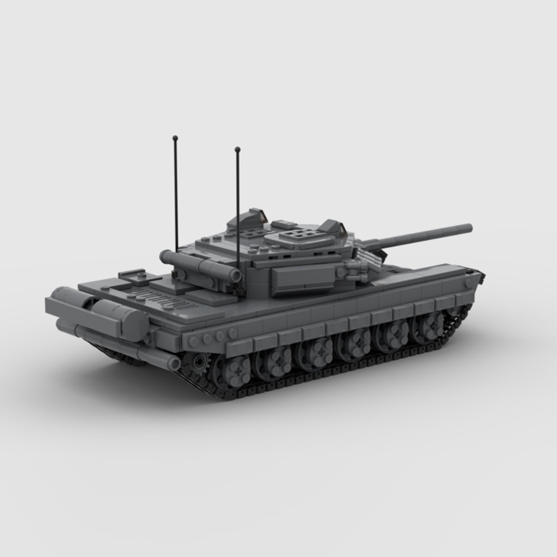 1/35 Scale Rusian T - 90 Tank Klemmbausteine - LesDiyLesDiy