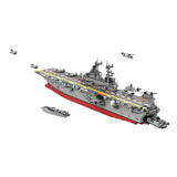 1:350 Wasp - class Amphibious Assault Ship Klemmbausteine - LesDiyLesDiy