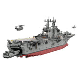 1:350 Wasp - class Amphibious Assault Ship Klemmbausteine - LesDiy - Klemmbausteine