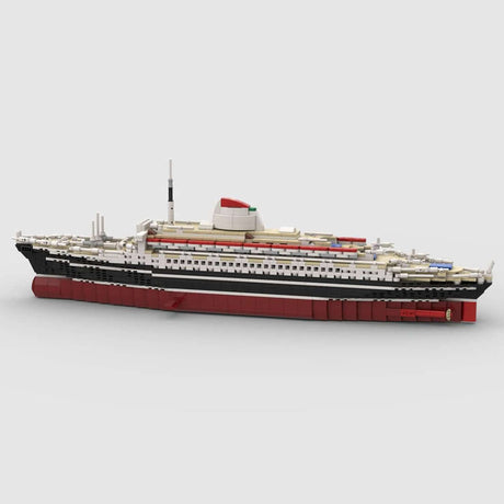 1/400 MOC - 71804 Andrea Doria Bausteine Schiff Klemmbausteine - LesDiyLesDiy