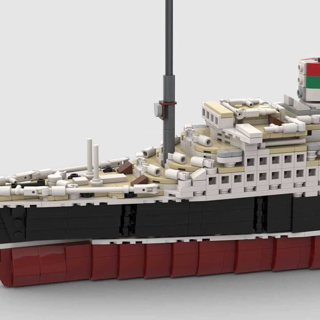 1/400 MOC - 73429 SS Rex Bausteine Schiff Klemmbausteine - LesDiy - Klemmbausteine