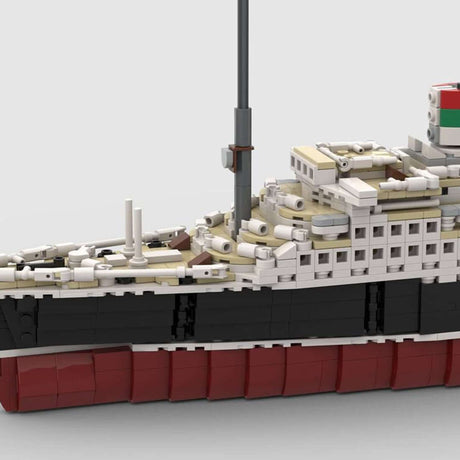 1/400 MOC - 73429 SS Rex Bausteine Schiff Klemmbausteine - LesDiyLesDiy