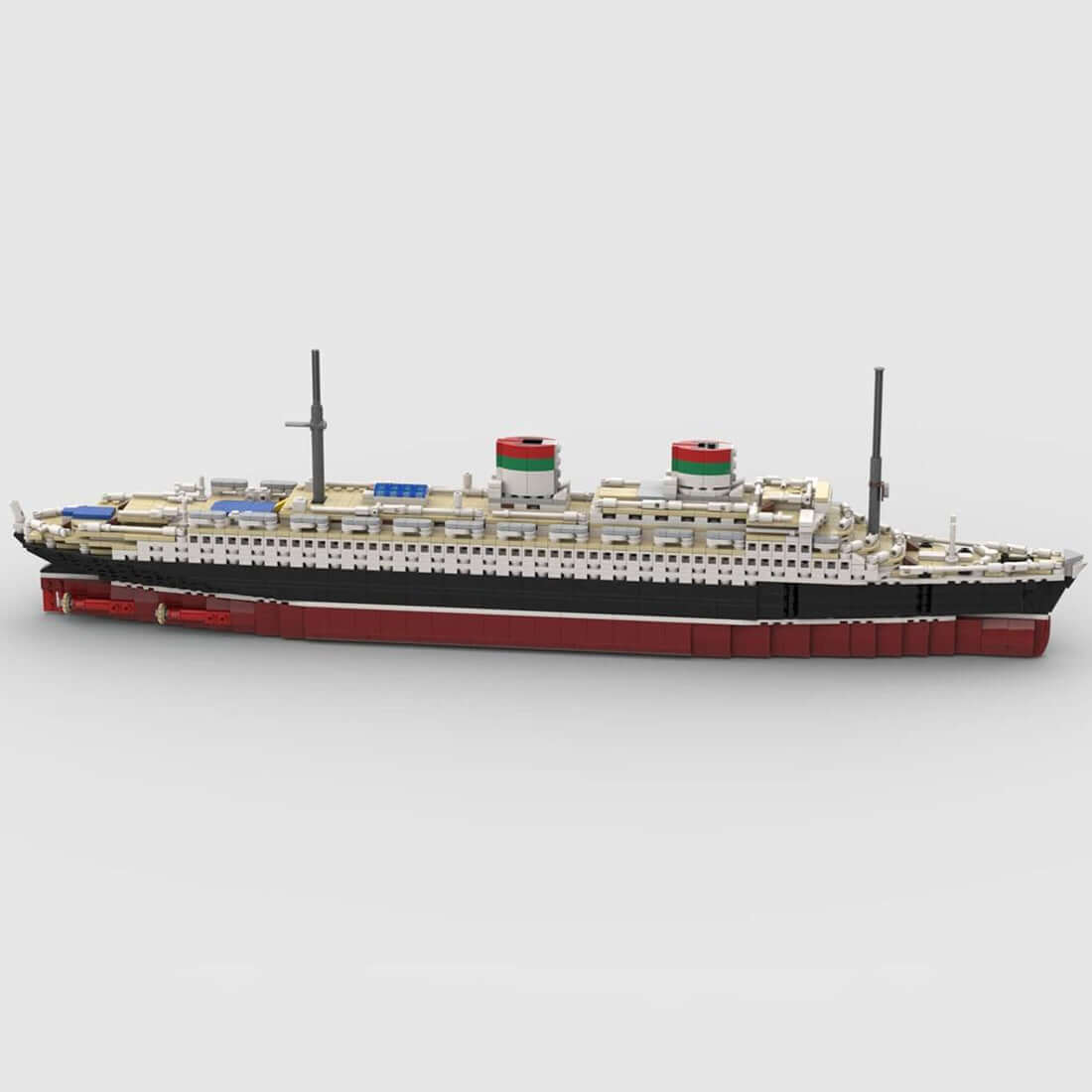 1/400 MOC - 73429 SS Rex Bausteine Schiff Klemmbausteine - LesDiyLesDiy