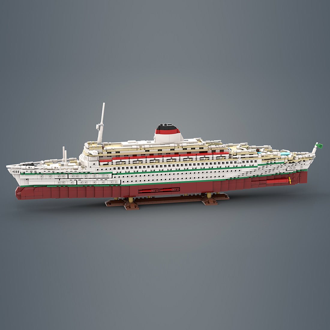 1/400 Scale Leonardo da Vinci Italian Ocean Liner Klemmbausteine - LesDiy - Klemmbausteine