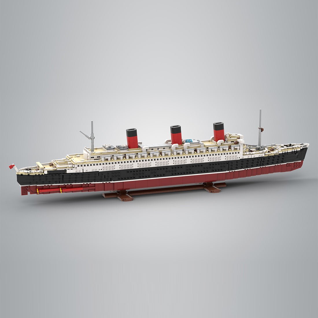 1/400 Scale RMS Queen Mary British Ocean Liner Klemmbausteine - LesDiy - Klemmbausteine