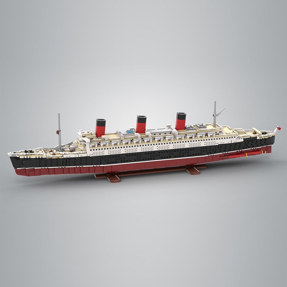 1/400 Scale RMS Queen Mary British Ocean Liner Klemmbausteine - LesDiy - Klemmbausteine