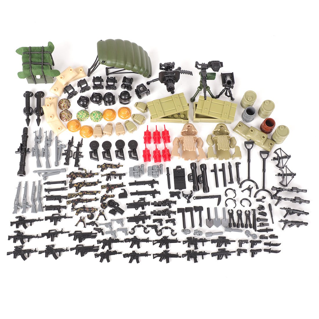 287 Waffen und Schutzzubehör der Armee des Ersten Weltkriegs für Minifiguren - LesDiyLesDiy