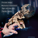 3D - Puzzle Mechanische Klaue aus Holz dynamischer Roboterarm - LesDiyLesDiy