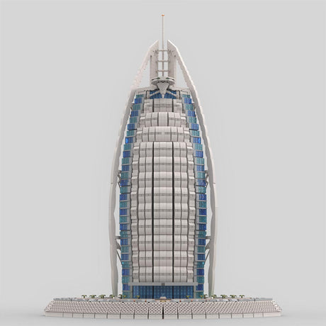 MOC-113482 Burj Al Arab Klemmbausteine-Klemmbausteine-LesDiy-LesDiy