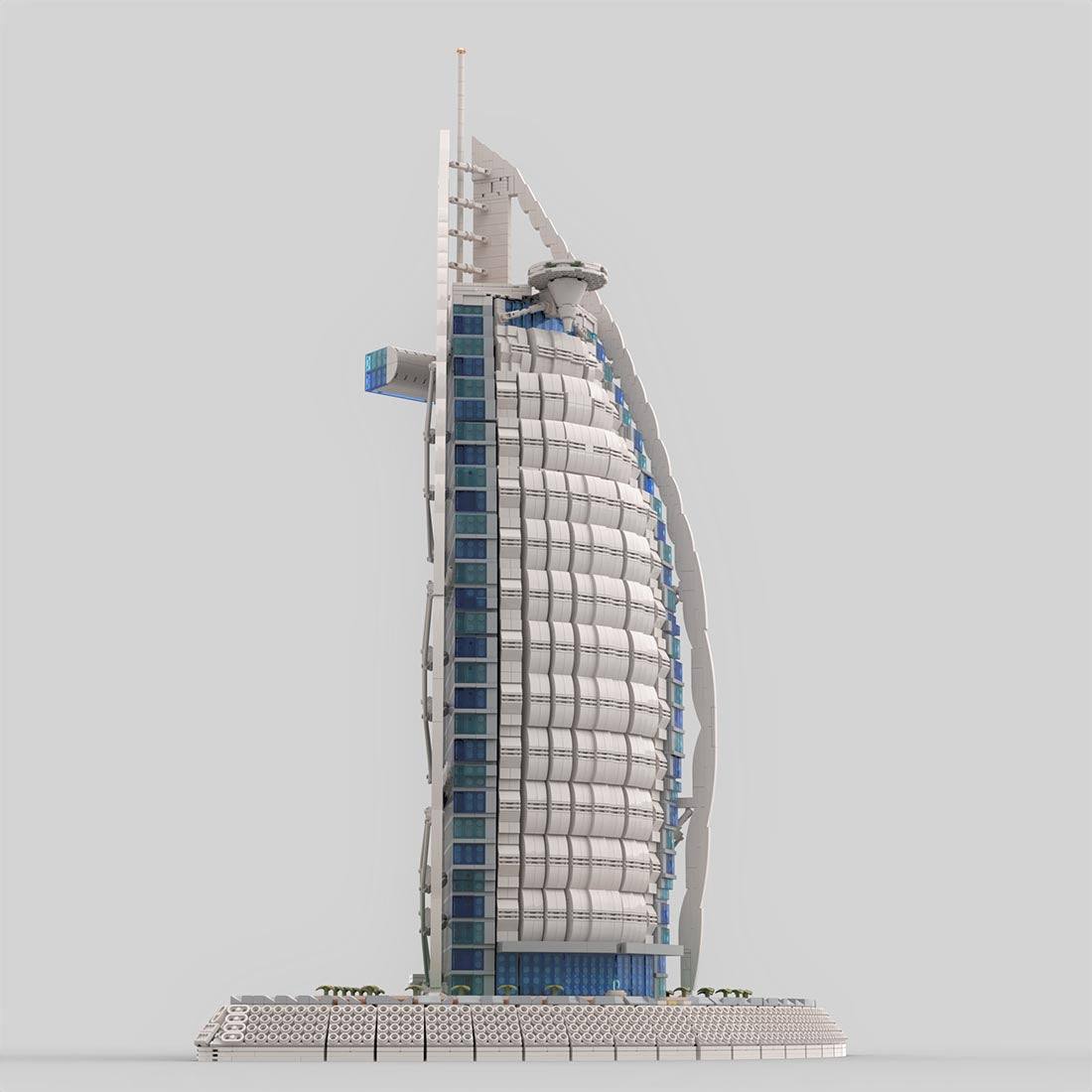 MOC - 113482 Burj Al Arab Klemmbausteine - LesDiy - Klemmbausteine