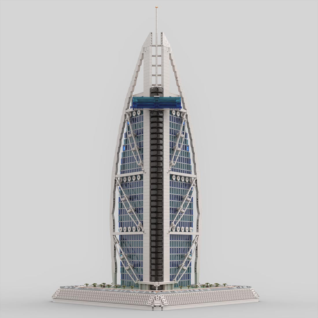 MOC - 113482 Burj Al Arab Klemmbausteine - LesDiy - Klemmbausteine