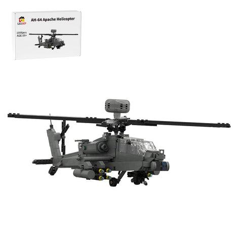 AH - 64 Apache Helicopter Military Klemmbausteine - LesDiyLesDiy