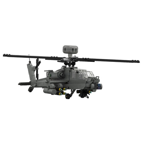 AH - 64 Apache Helicopter Military Klemmbausteine - LesDiyLesDiy