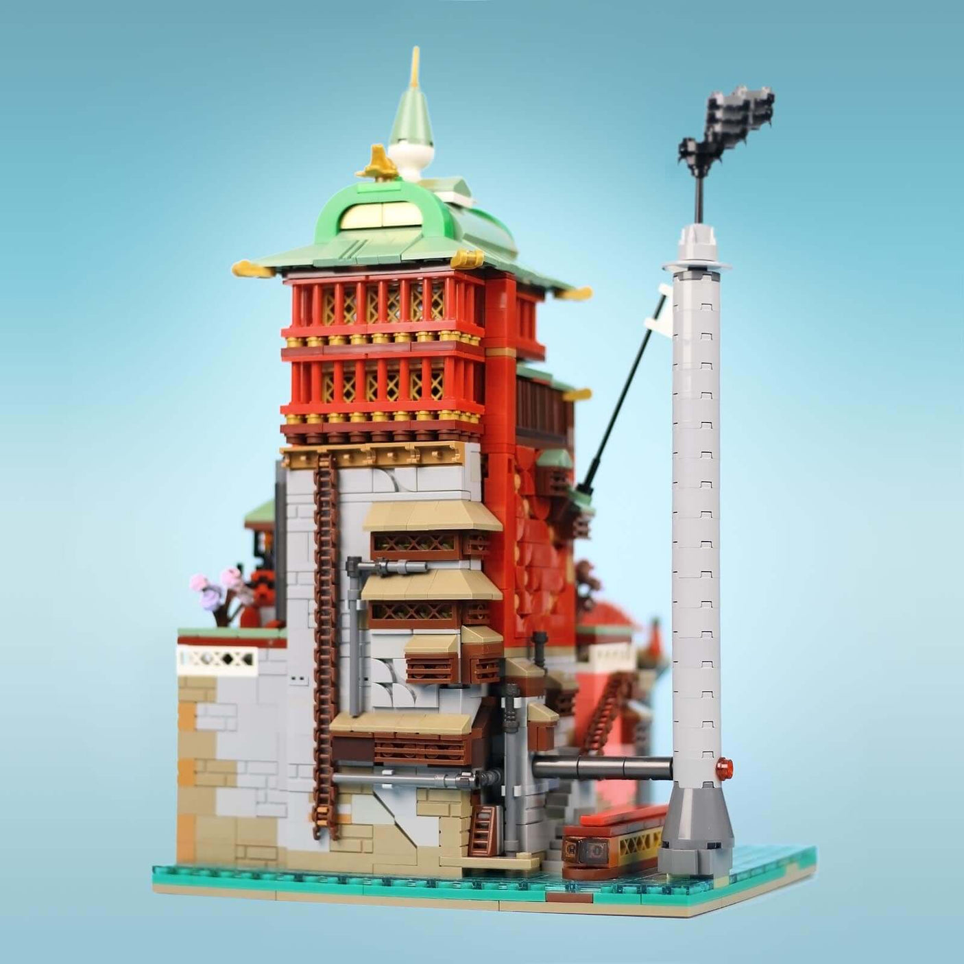 Bathhouse Building Blocks MOC Klemmbausteine - LesDiyLesDiy