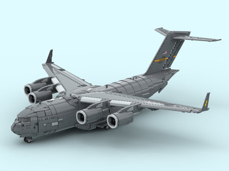 C - 17 Globemaster Transport Aircraft Military Klemmbausteine - LesDiyLesDiy