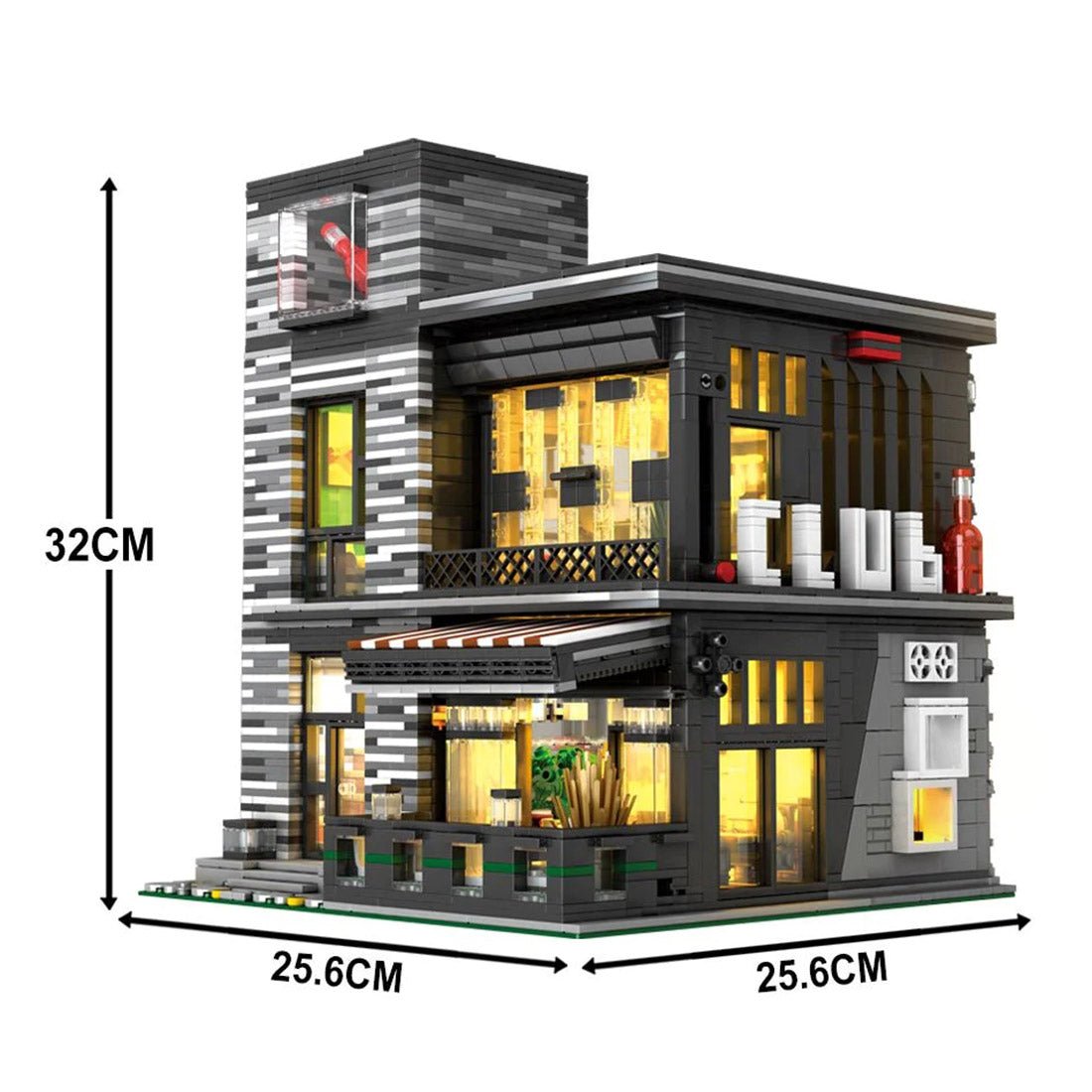 City Building Club Bar Klemmbausteine - LesDiyLesDiy