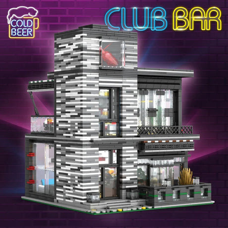 City Building Club Bar Klemmbausteine - LesDiyLesDiy