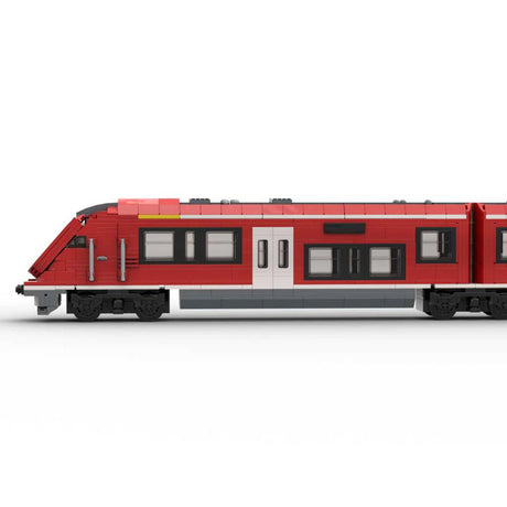 DB Regio BR63 City Express Train Klemmbausteine - LesDiyLesDiy