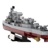 DD - 661 Ship - Scale 1:300 Klemmbausteine - LesDiyLesDiy