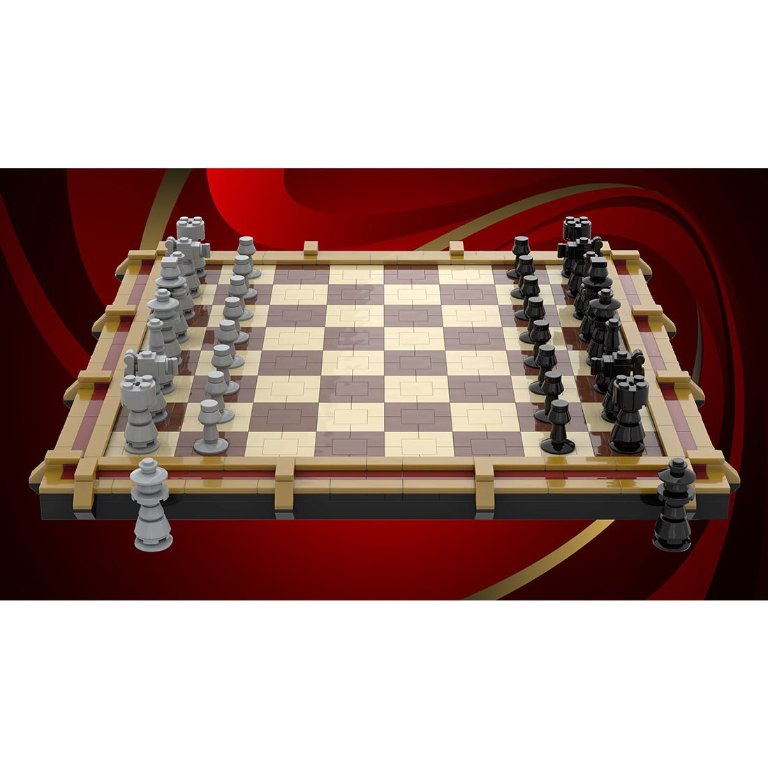 Deluxe - Schach Klemmbausteine - LesDiyLesDiy