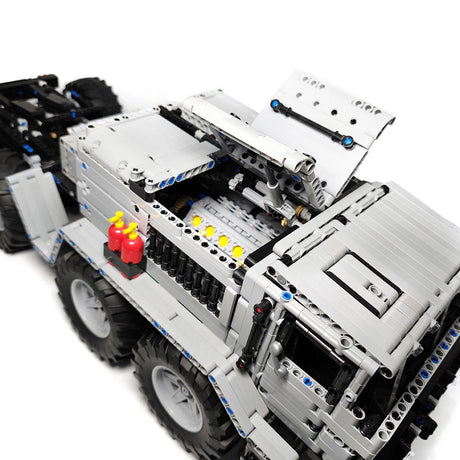 Dynamische Version MOC MAZ - 537 8x8 Militär - LKW Klemmbausteine - LesDiyLesDiy