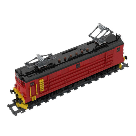 EL11 Bogie Electric Locomotive Train Kleembausteine - LesDiyLesDiy