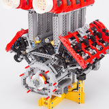 Ferrari - Maserati V8 Engine Klemmbausteine - LesDiyLesDiy