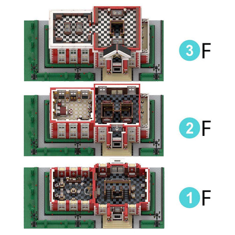 Georgian Brick Palace Klemmbausteine - LesDiyLesDiy