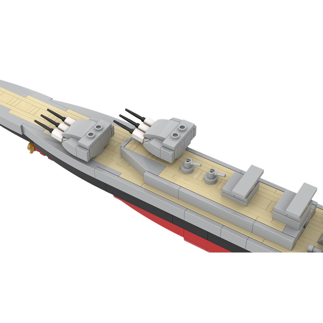 German 1930 Light Cruiser Köln - Scale 1:300 Klemmbausteine - LesDiyLesDiy