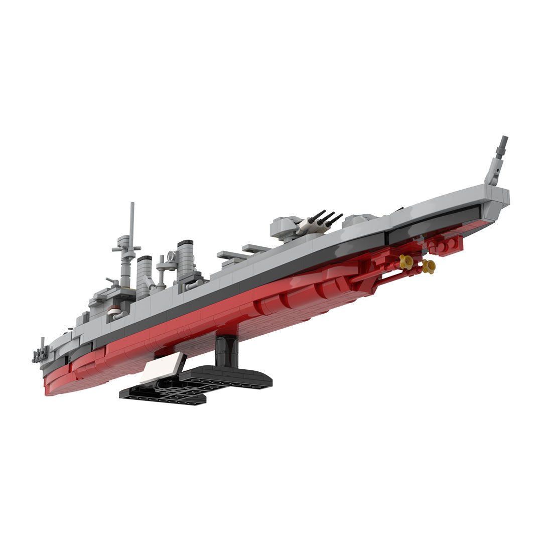 German 1930 Light Cruiser Köln - Scale 1:300 Klemmbausteine - LesDiyLesDiy