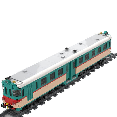 Italian ALn 668 3100 MK2 Railcar Klemmbausteine - LesDiyLesDiy