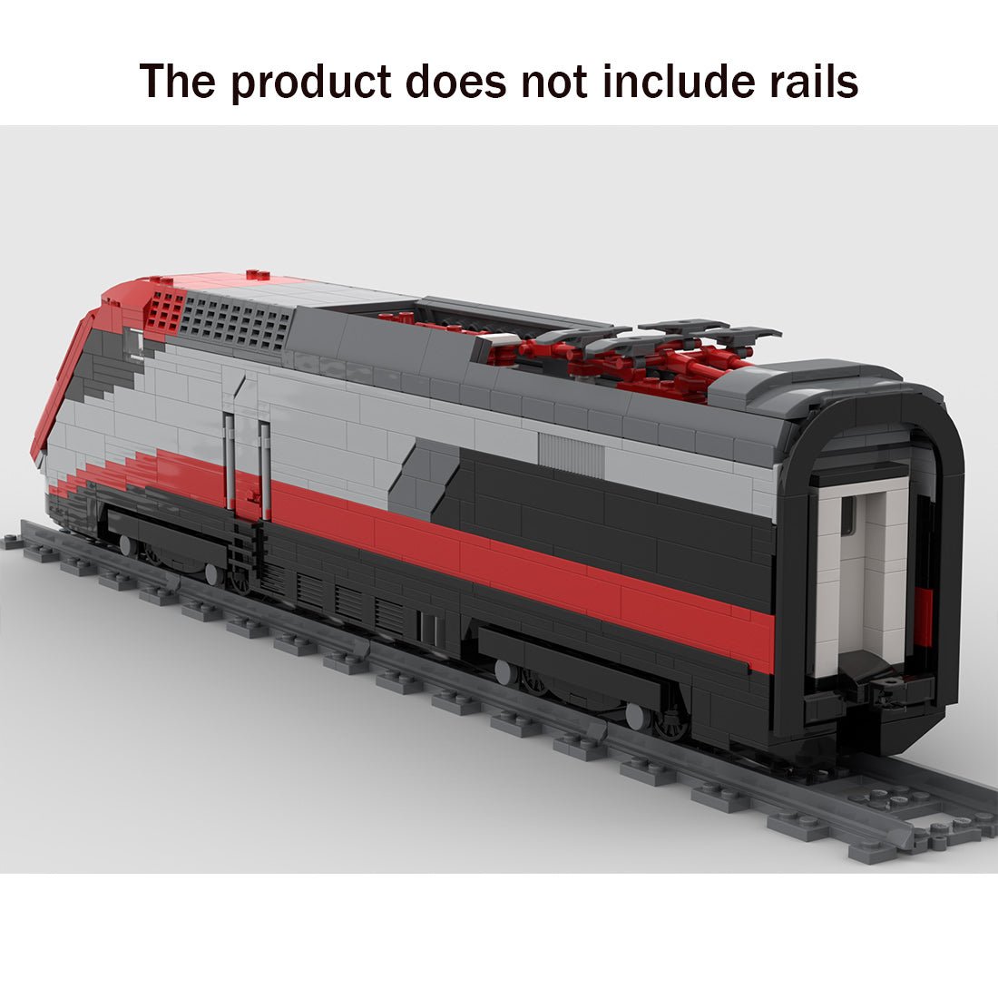 Italienische Lokomotive der FS - Klasse ETR 500 Klemmbausteine - LesDiyLesDiy