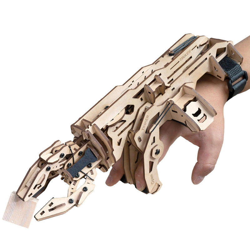 3D-Puzzle Mechanische Klaue aus Holz dynamischer Roboterarm | lesdiy.de
