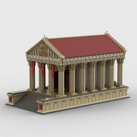 Module 4 for MOC-136729 Ancient Roman Temple Castle Klemmbausteine - LesDiy