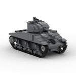 MOC-154688 M4A2-75 Sherman Klemmbausteine | LesDiy