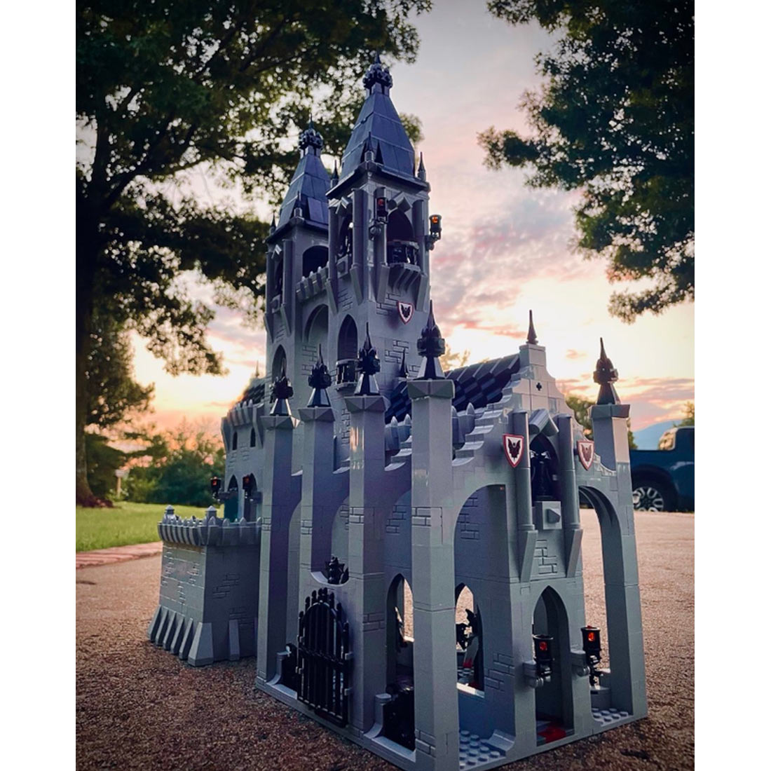 MOC-186929 Gothic Castle Klemmbausteine - LesDiy