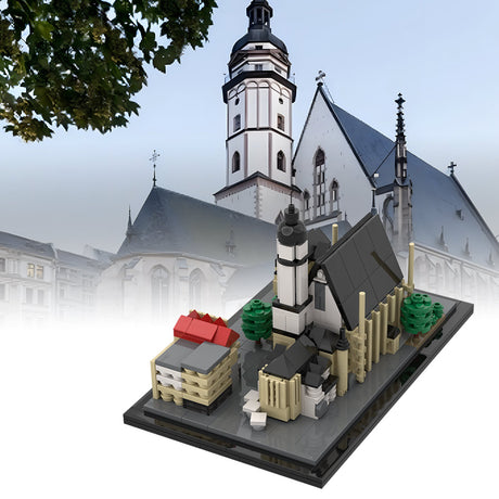 MOC-189252 St. Thomas Church, Leipzig, Germany Klemmbausteine - LesDiy