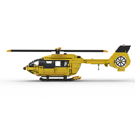 MOC-203640 Airbus H145 ADAC Klemmbausteine - LesDiy