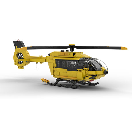 MOC-203640 Airbus H145 ADAC Klemmbausteine - LesDiy