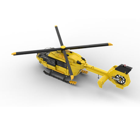 MOC-203640 Airbus H145 ADAC Klemmbausteine - LesDiy